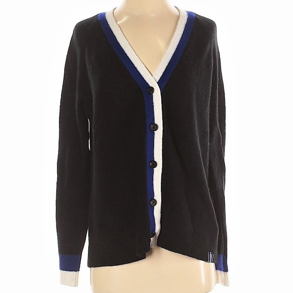 NWOT COURT & ROWE Kenmare Stripe Trim Cardigan XXS